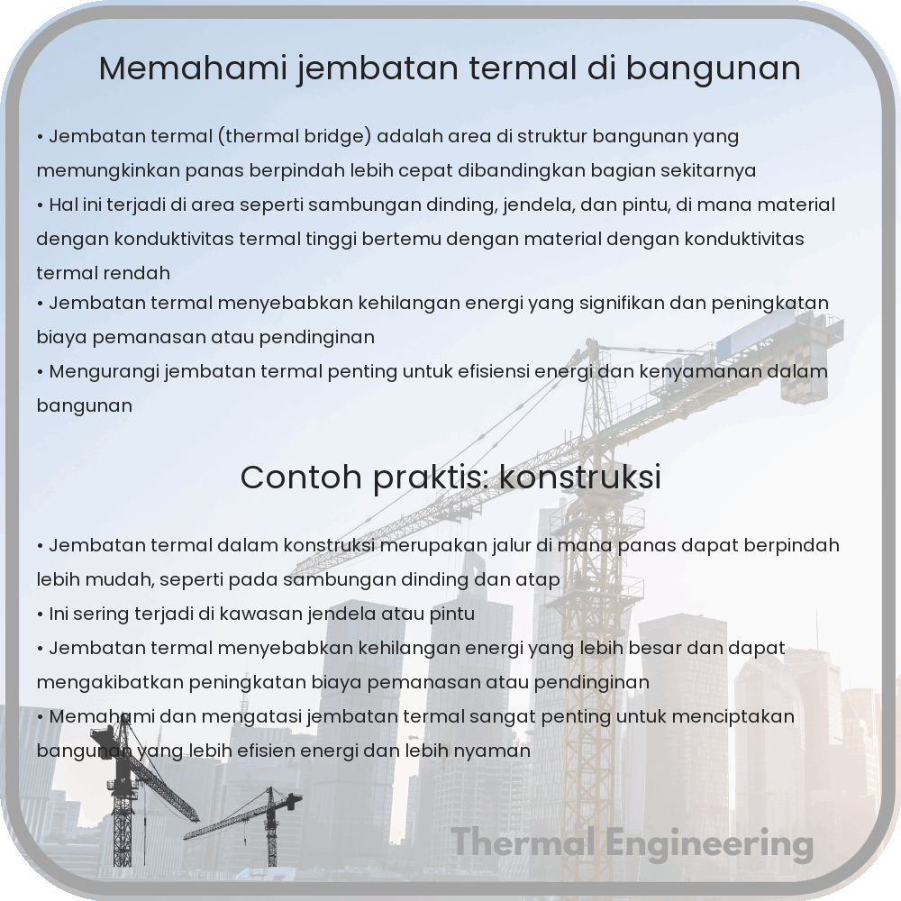 Memahami Jembatan Termal di Bangunan