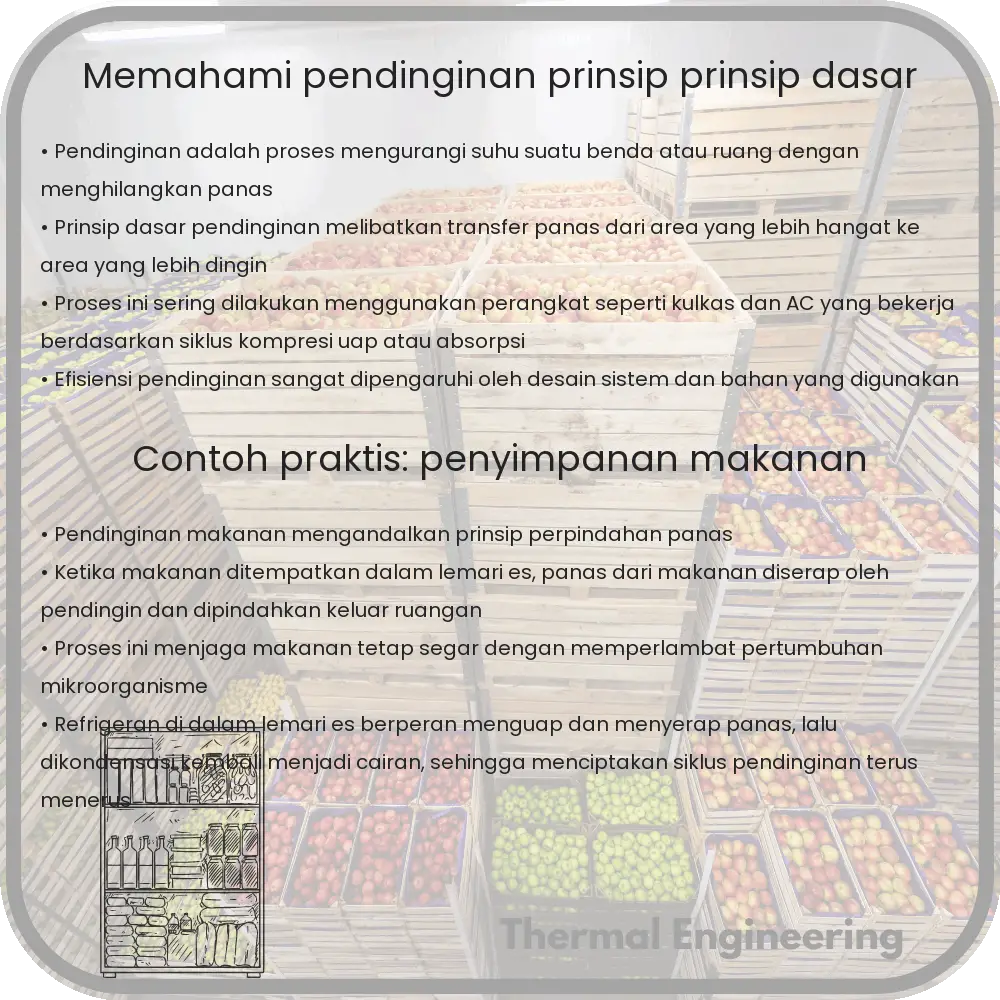 Memahami Pendinginan: Prinsip-Prinsip Dasar