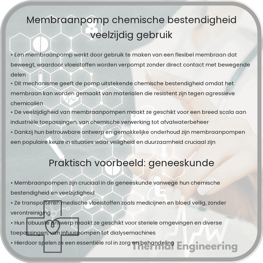 Membraanpomp | Chemische Bestendigheid & Veelzijdig Gebruik