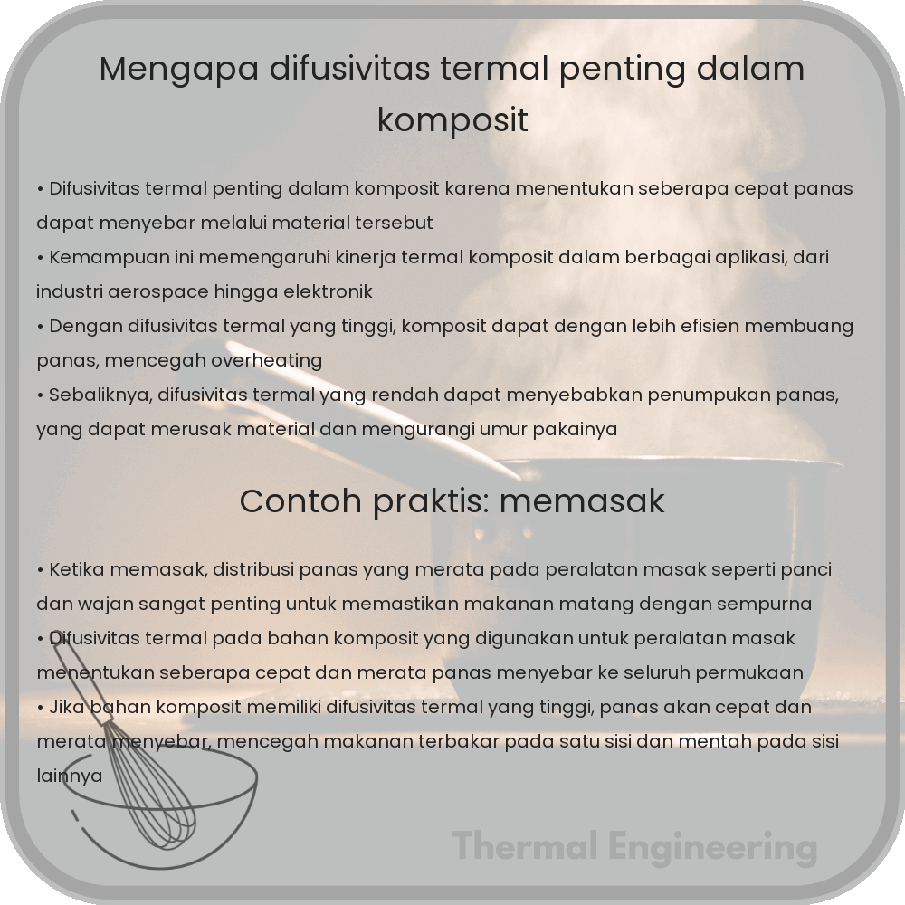 Mengapa Difusivitas Termal Penting dalam Komposit