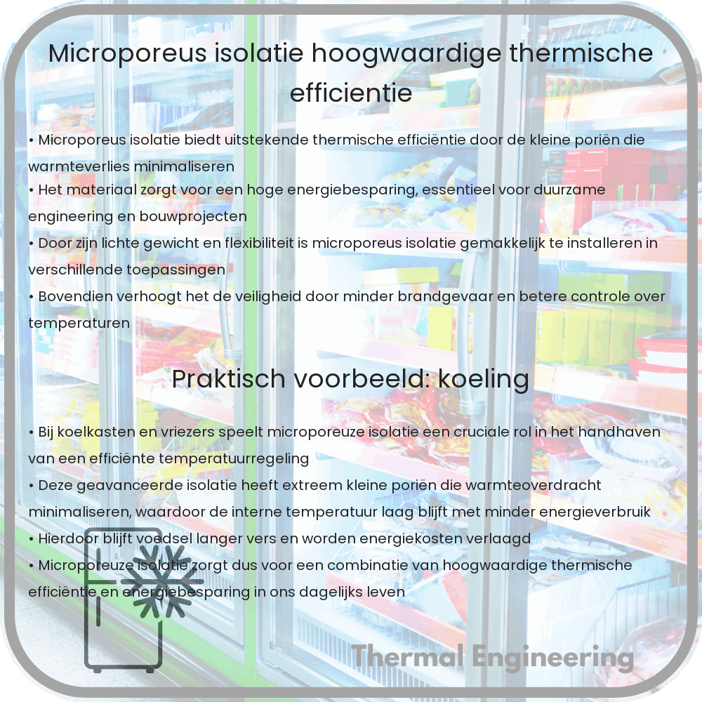 Microporeus Isolatie | Hoogwaardige Thermische Efficiëntie