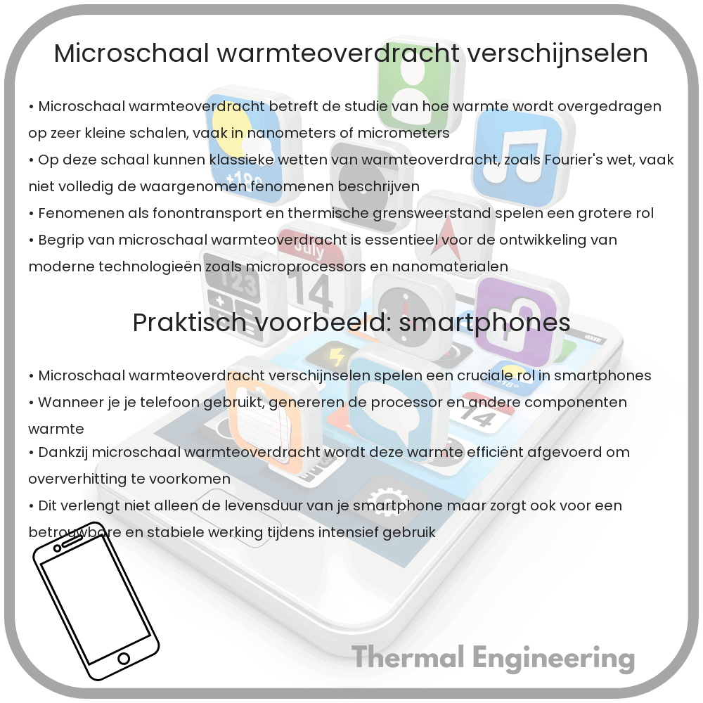 Microschaal warmteoverdracht verschijnselen