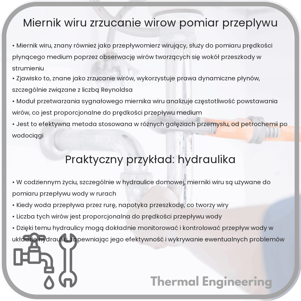 Miernik Wiru | Zrzucanie Wirów, Pomiar Przepływu