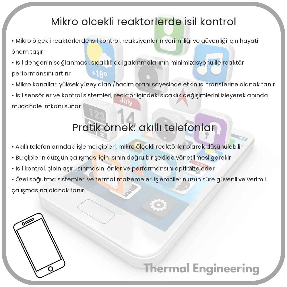 Mikro Ölçekli Reaktörlerde Isıl Kontrol