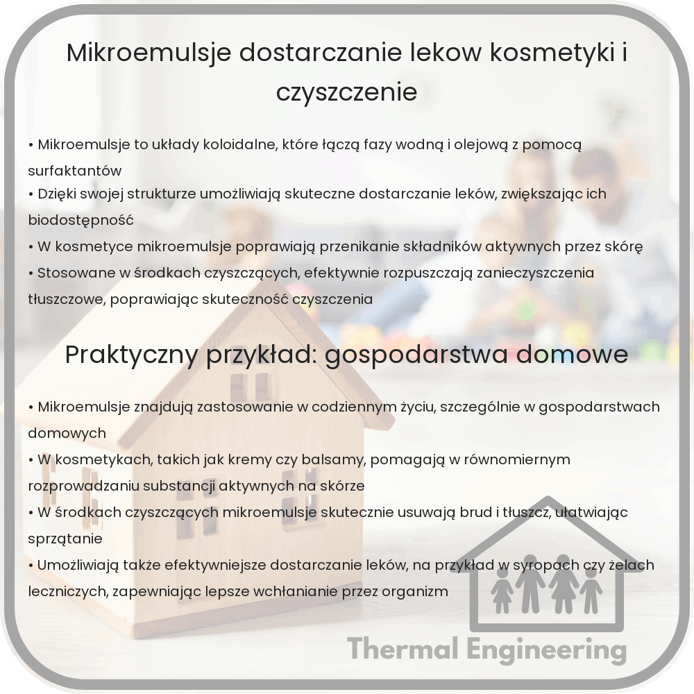 Mikroemulsje | Dostarczanie Leków, Kosmetyki i Czyszczenie