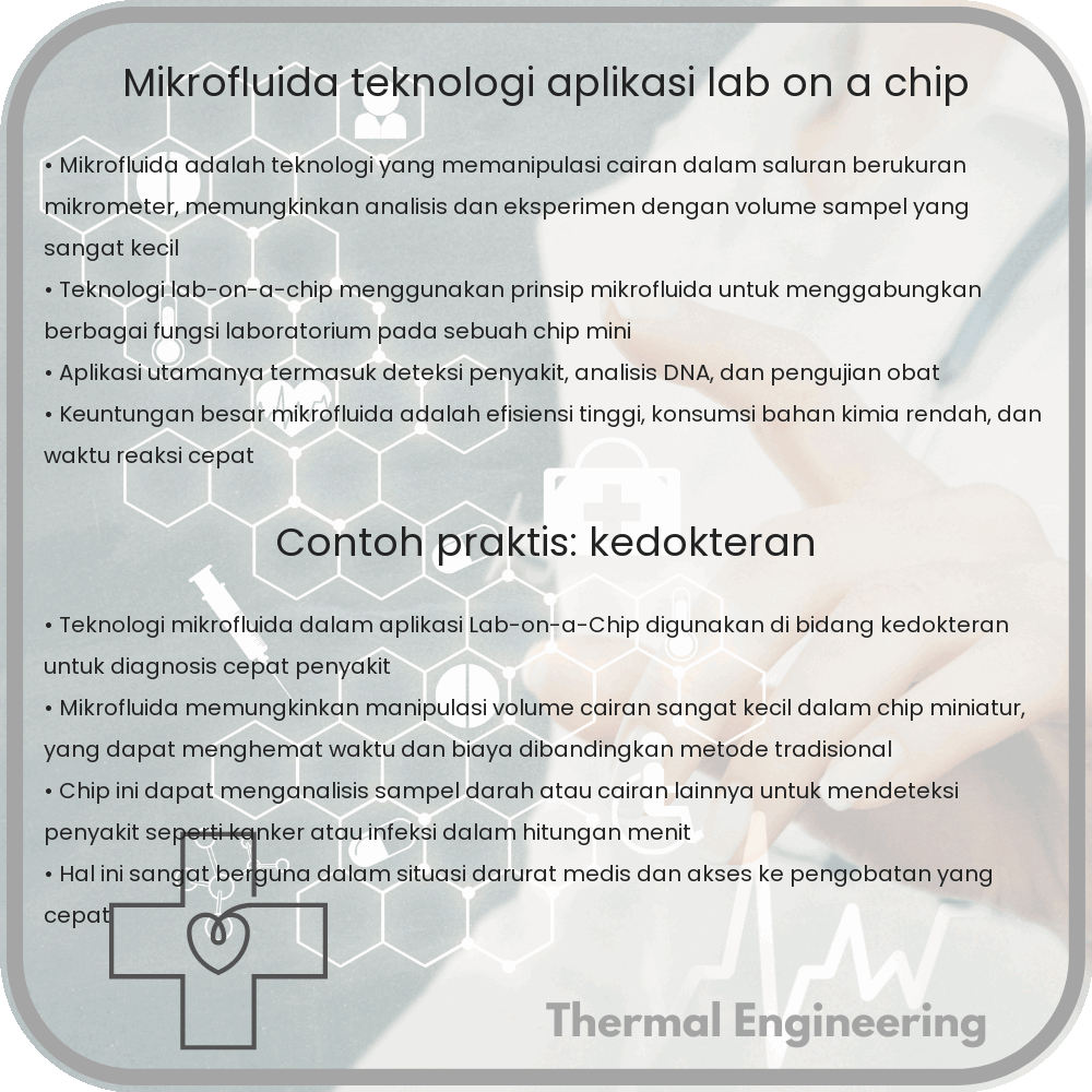 Mikrofluida | Teknologi & Aplikasi Lab-on-a-Chip