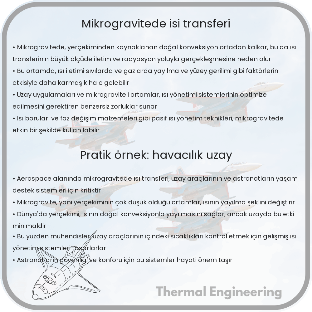 Mikrogravitede Isı Transferi