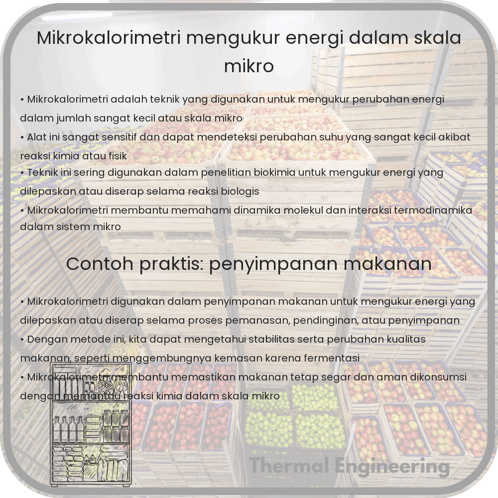 Mikrokalorimetri: Mengukur Energi dalam Skala Mikro