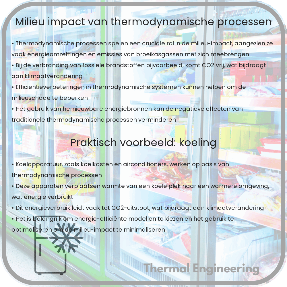 Milieu-impact van thermodynamische processen