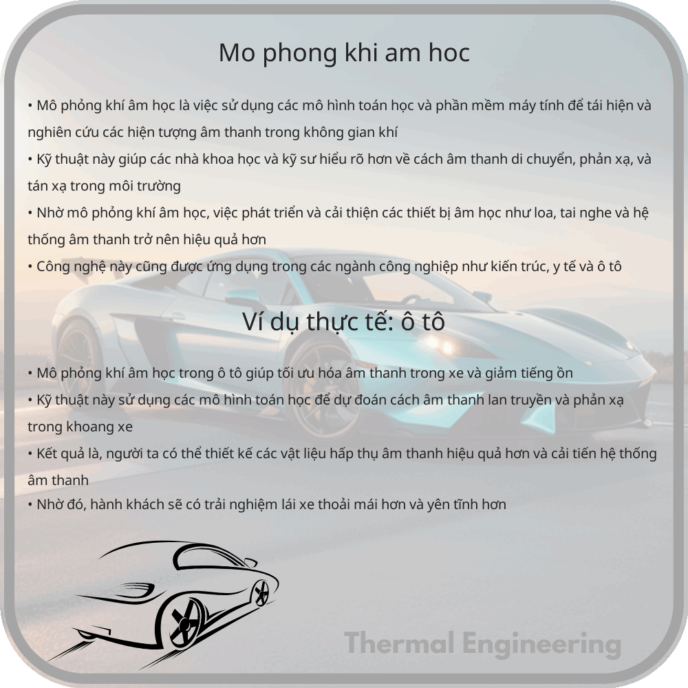 Mô phỏng khí âm học
