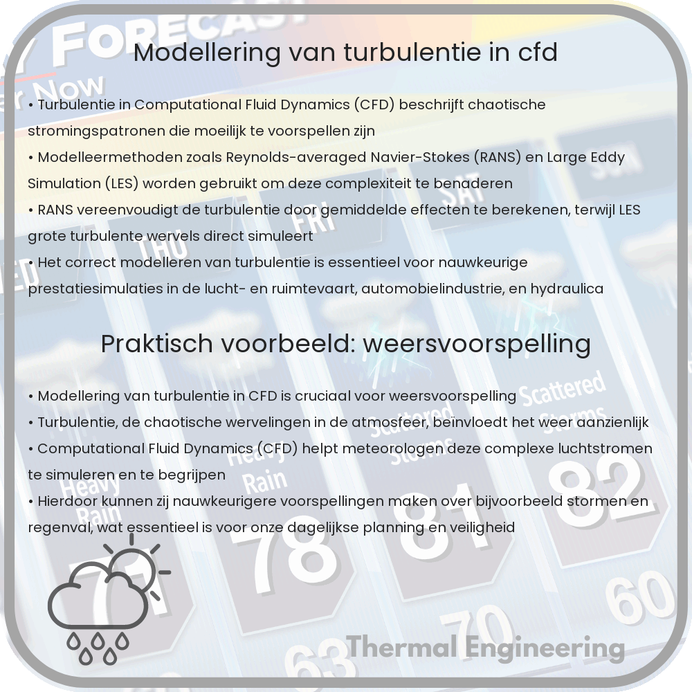 Modellering van turbulentie in CFD