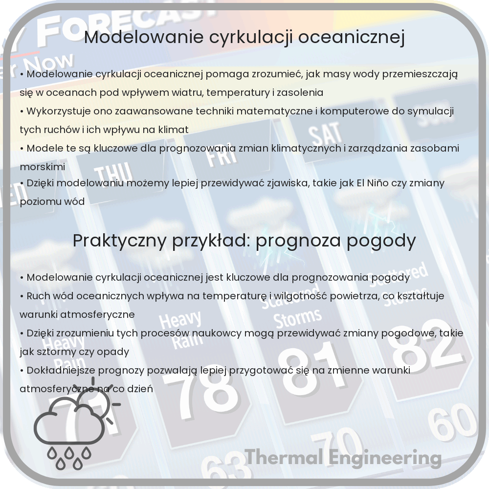 Modelowanie cyrkulacji oceanicznej