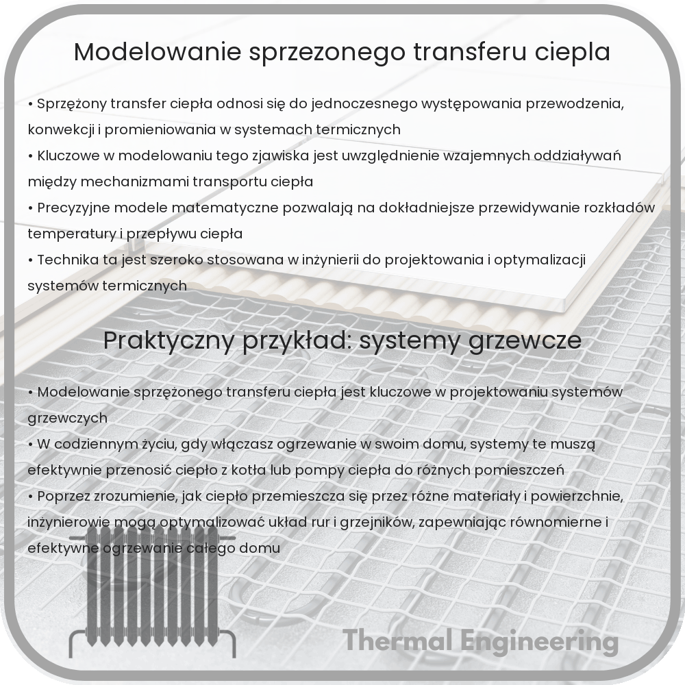 Modelowanie sprzężonego transferu ciepła