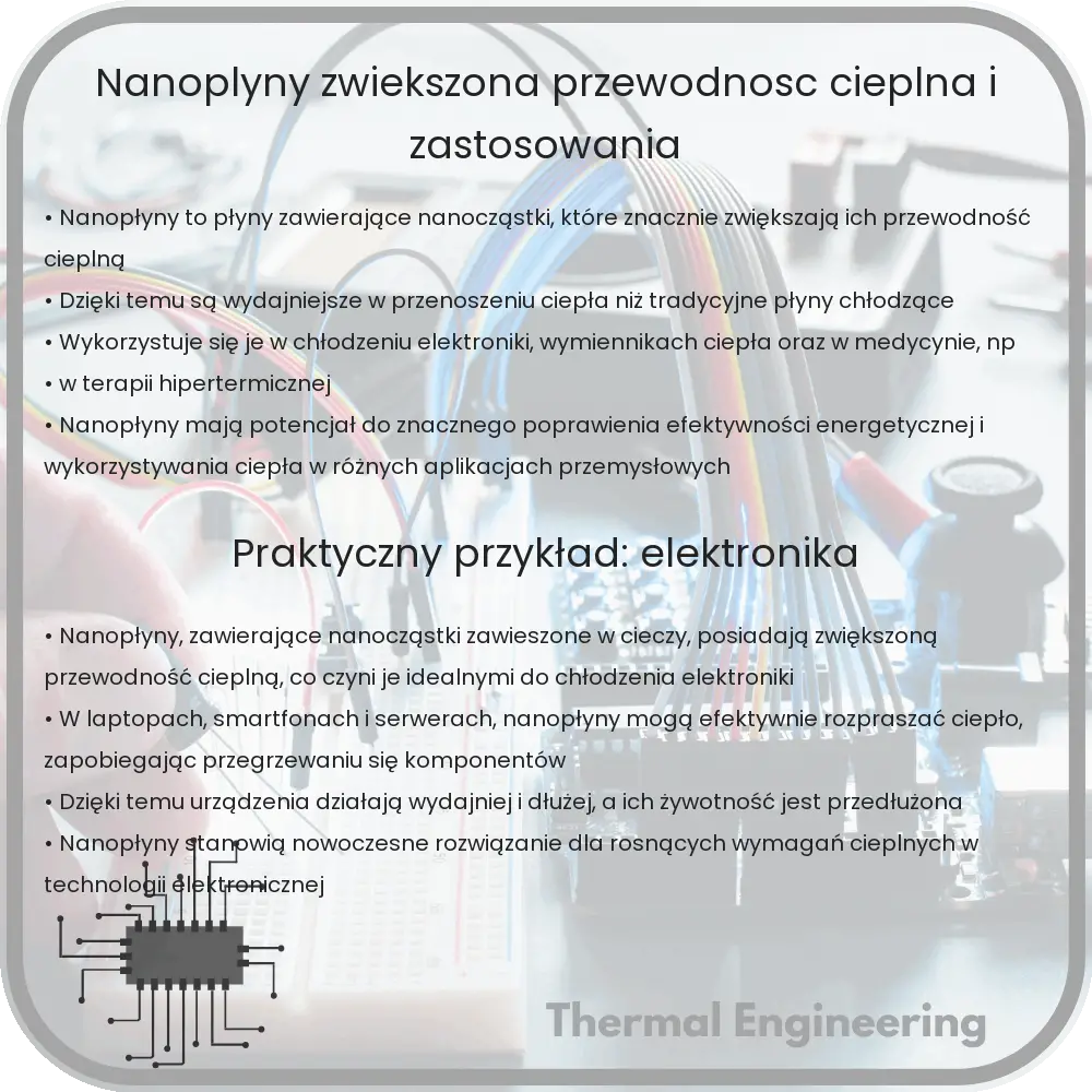 Nanopłyny | Zwiększona przewodność cieplna i zastosowania