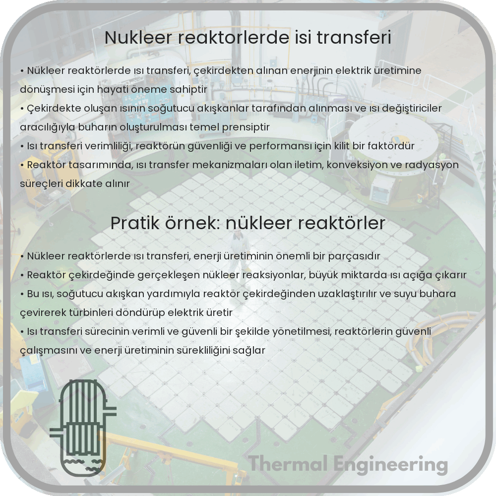 Nükleer Reaktörlerde Isı Transferi