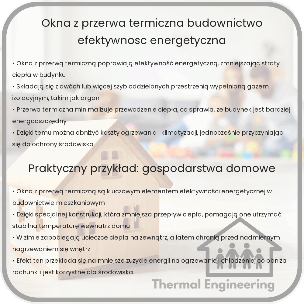 Okna z Przerwą Termiczną | Budownictwo, Efektywność Energetyczna
