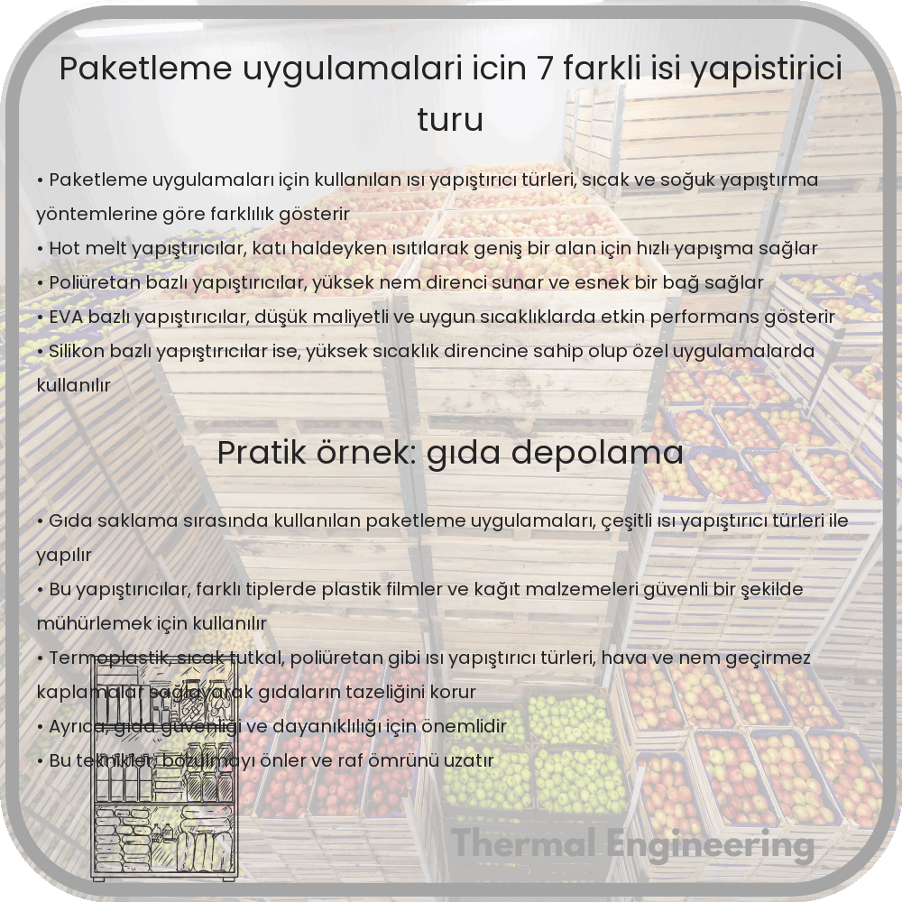 Paketleme Uygulamaları İçin 7 Farklı Isı Yapıştırıcı Türü