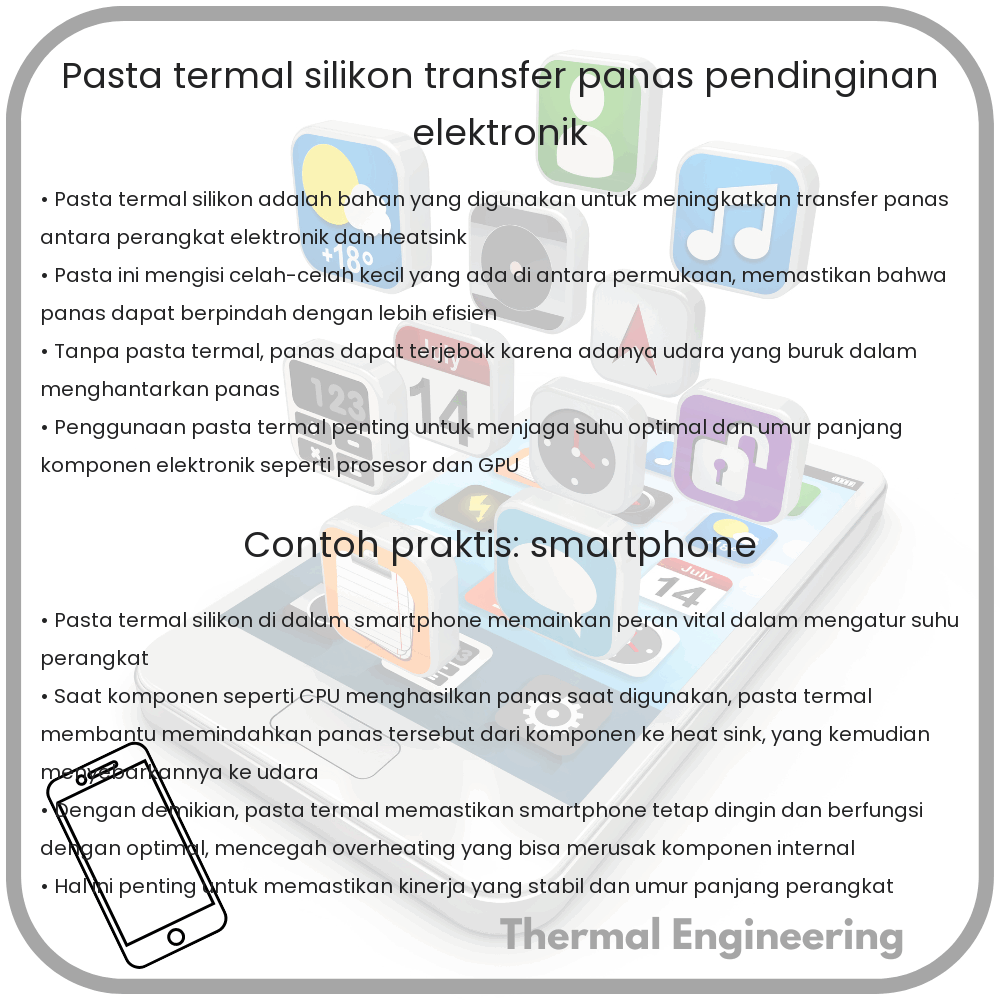 Pasta Termal Silikon | Transfer Panas, Pendinginan Elektronik