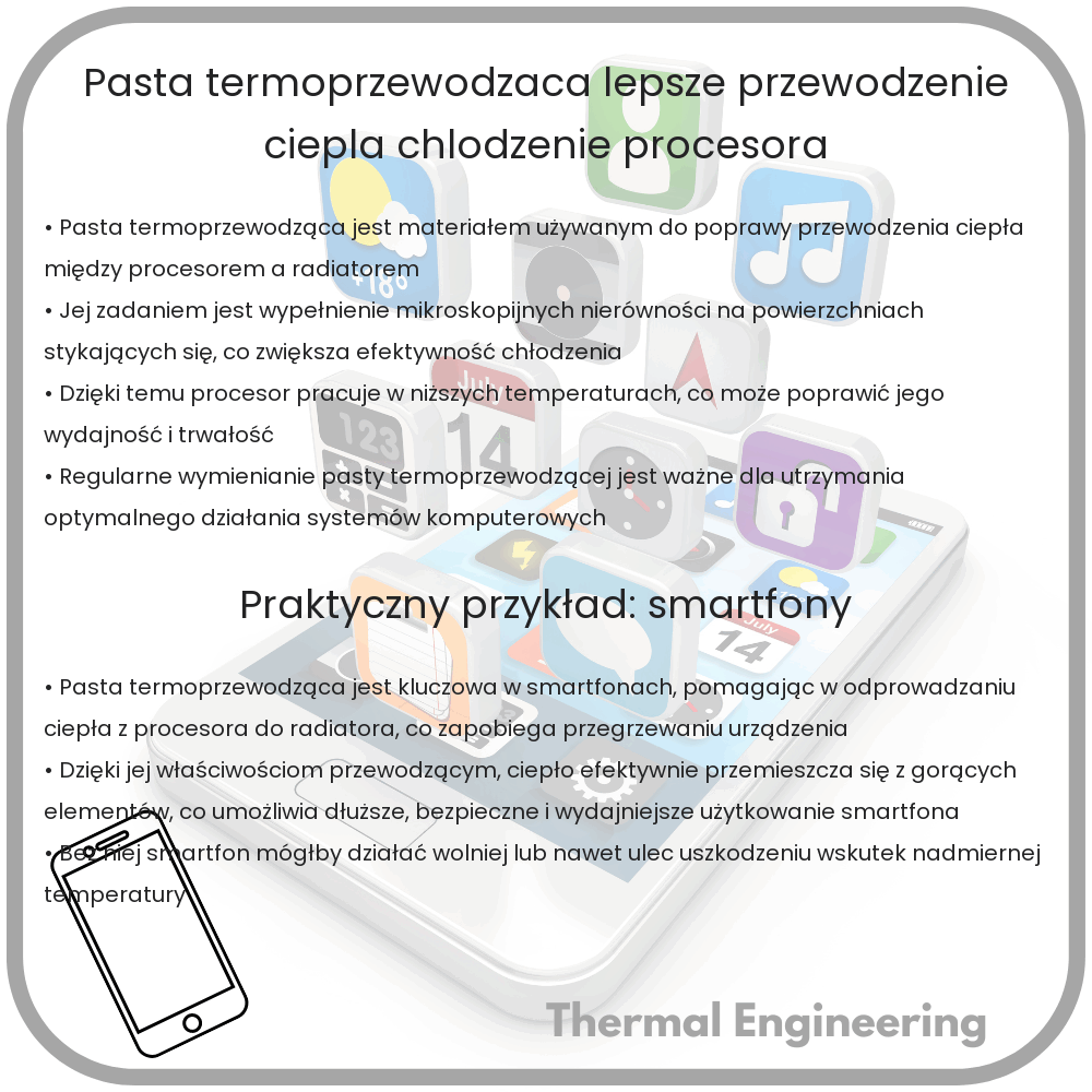 Pasta termoprzewodząca | Lepsze przewodzenie ciepła, chłodzenie procesora