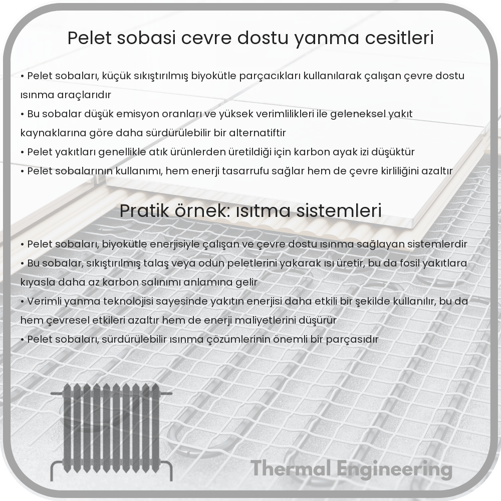 Pelet Sobası | Çevre Dostu Yanma Çeşitleri