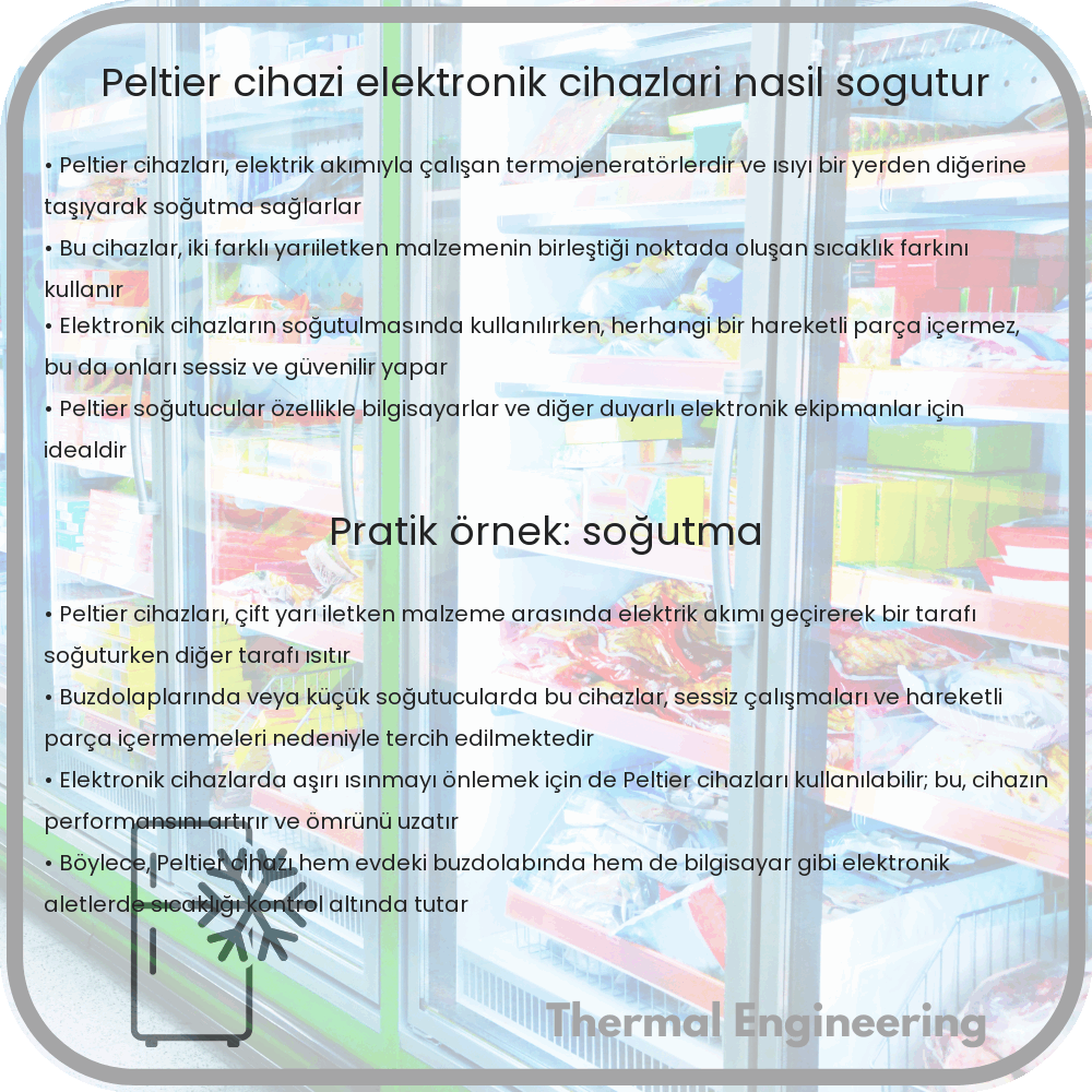 Peltier Cihazı Elektronik Cihazları Nasıl Soğutur?
