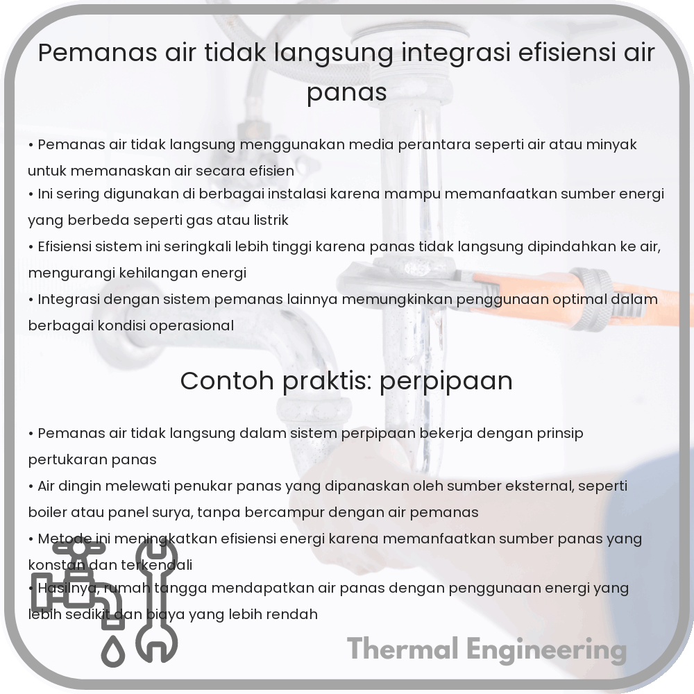 Pemanas Air Tidak Langsung | Integrasi, Efisiensi, Air Panas