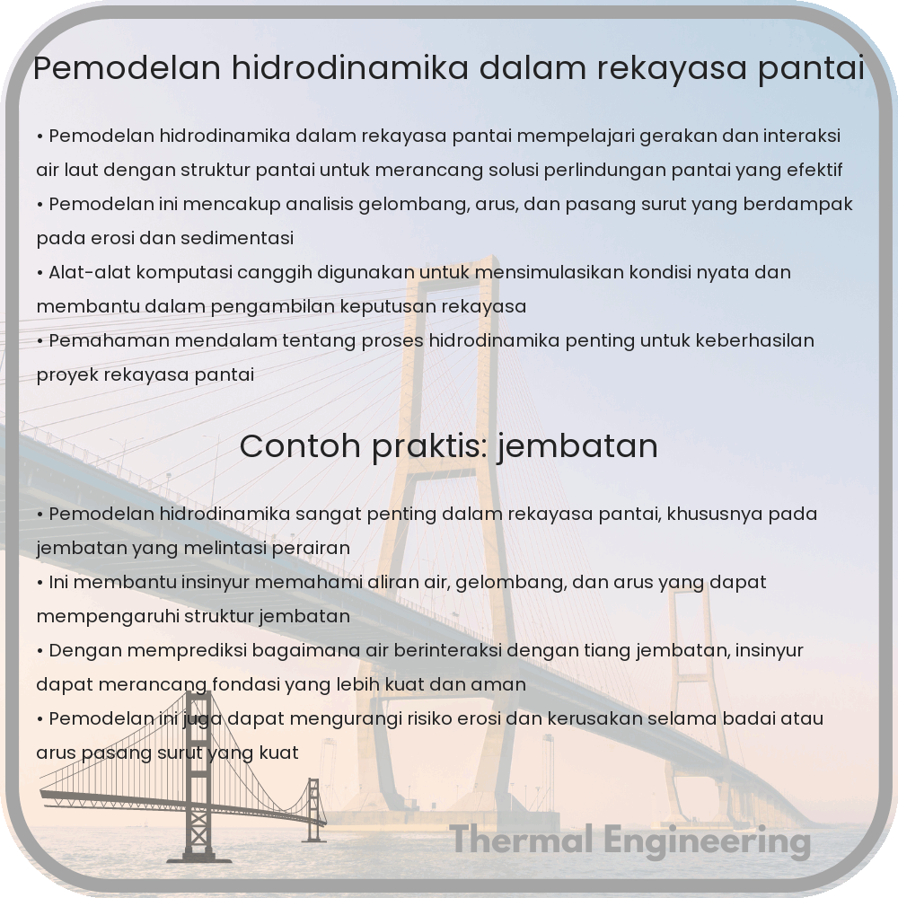 Pemodelan Hidrodinamika dalam Rekayasa Pantai