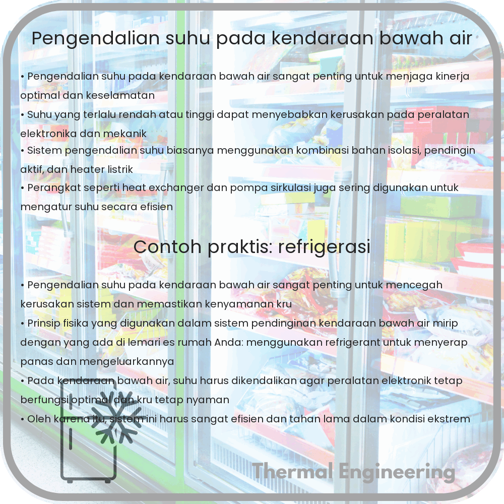 Pengendalian Suhu pada Kendaraan Bawah Air