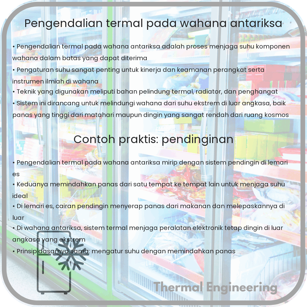 Pengendalian Termal pada Wahana Antariksa