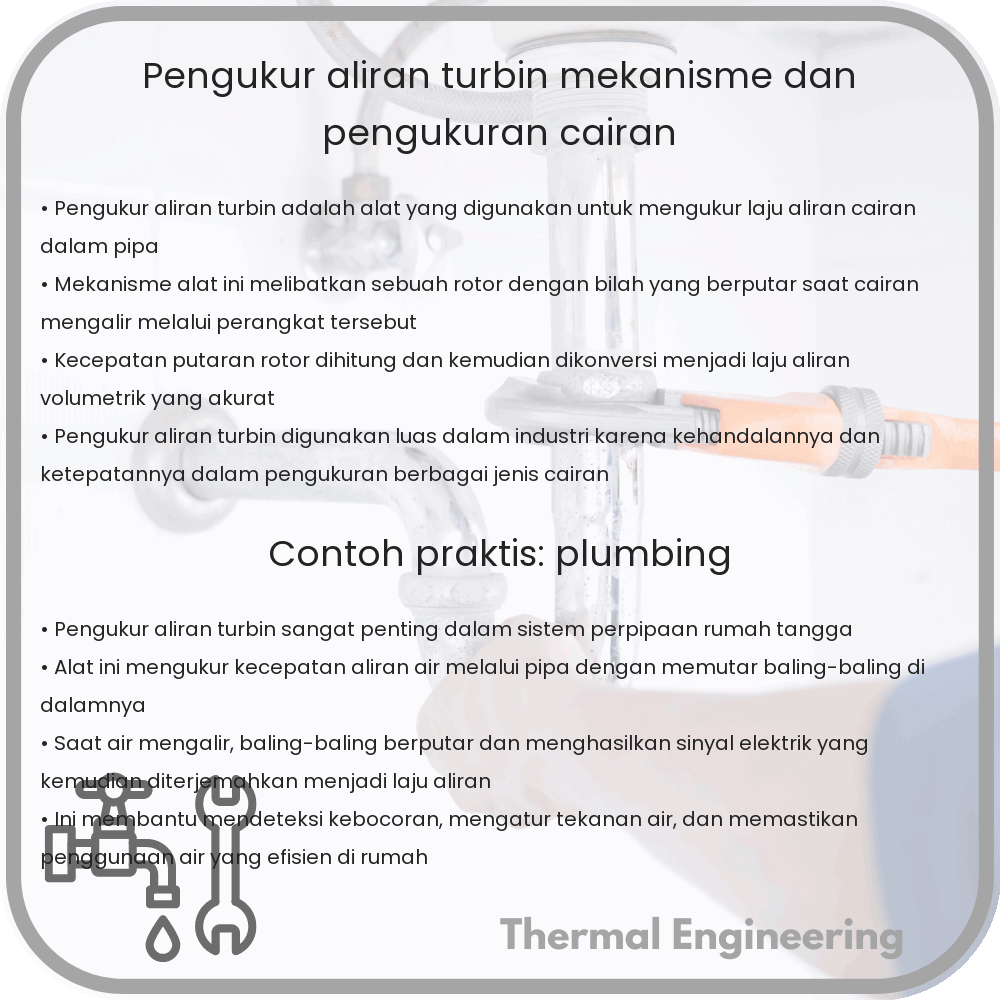 Pengukur Aliran Turbin | Mekanisme dan Pengukuran Cairan
