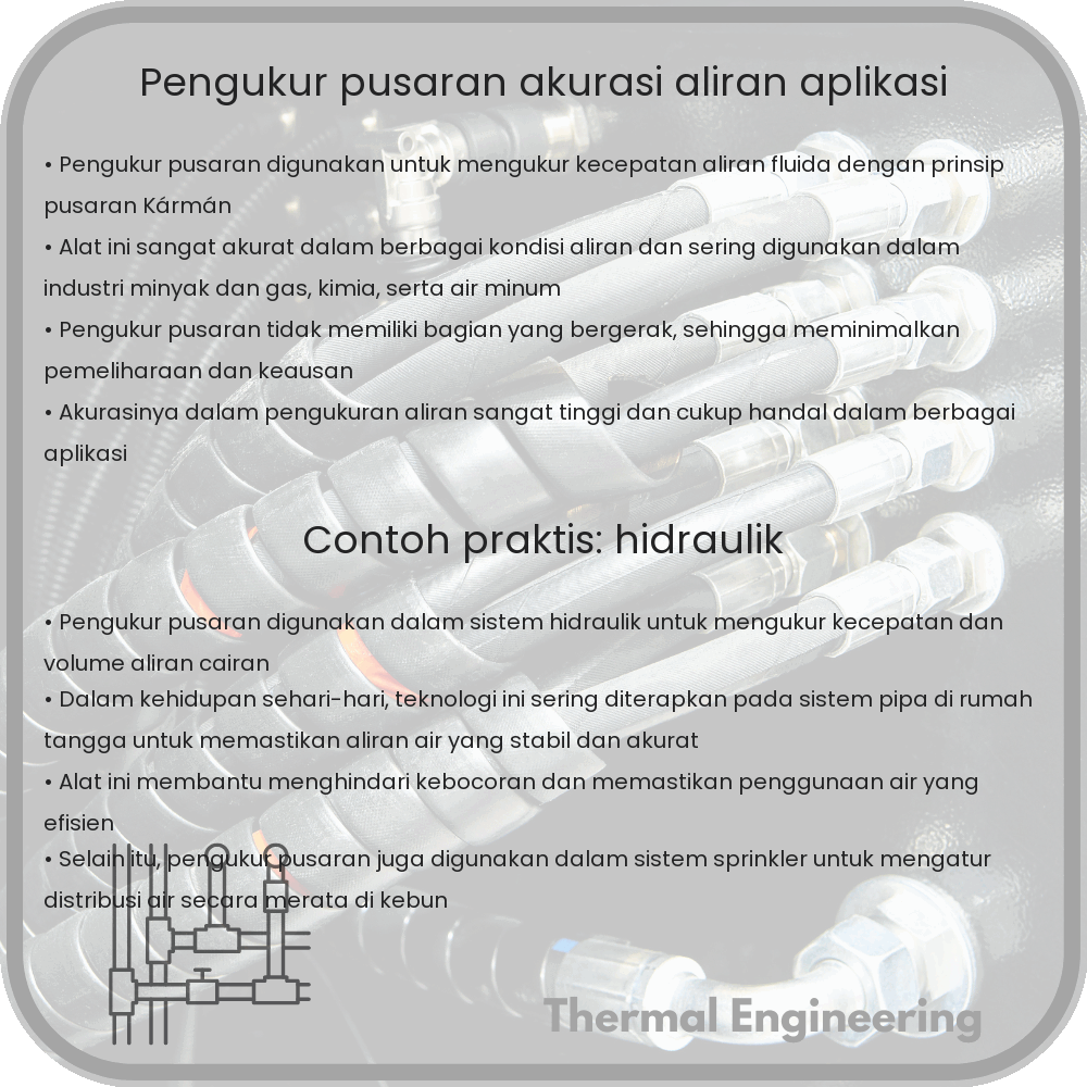 Pengukur Pusaran | Akurasi Aliran & Aplikasi