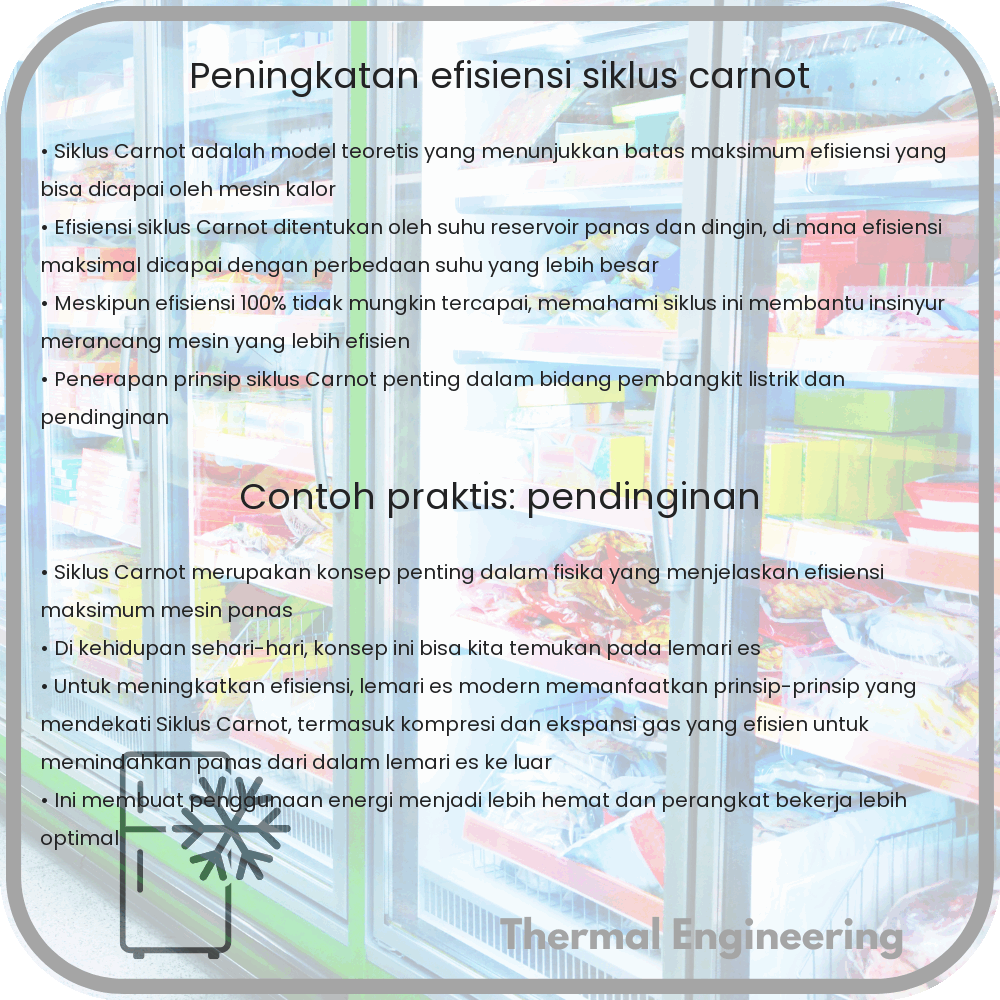 Peningkatan Efisiensi Siklus Carnot