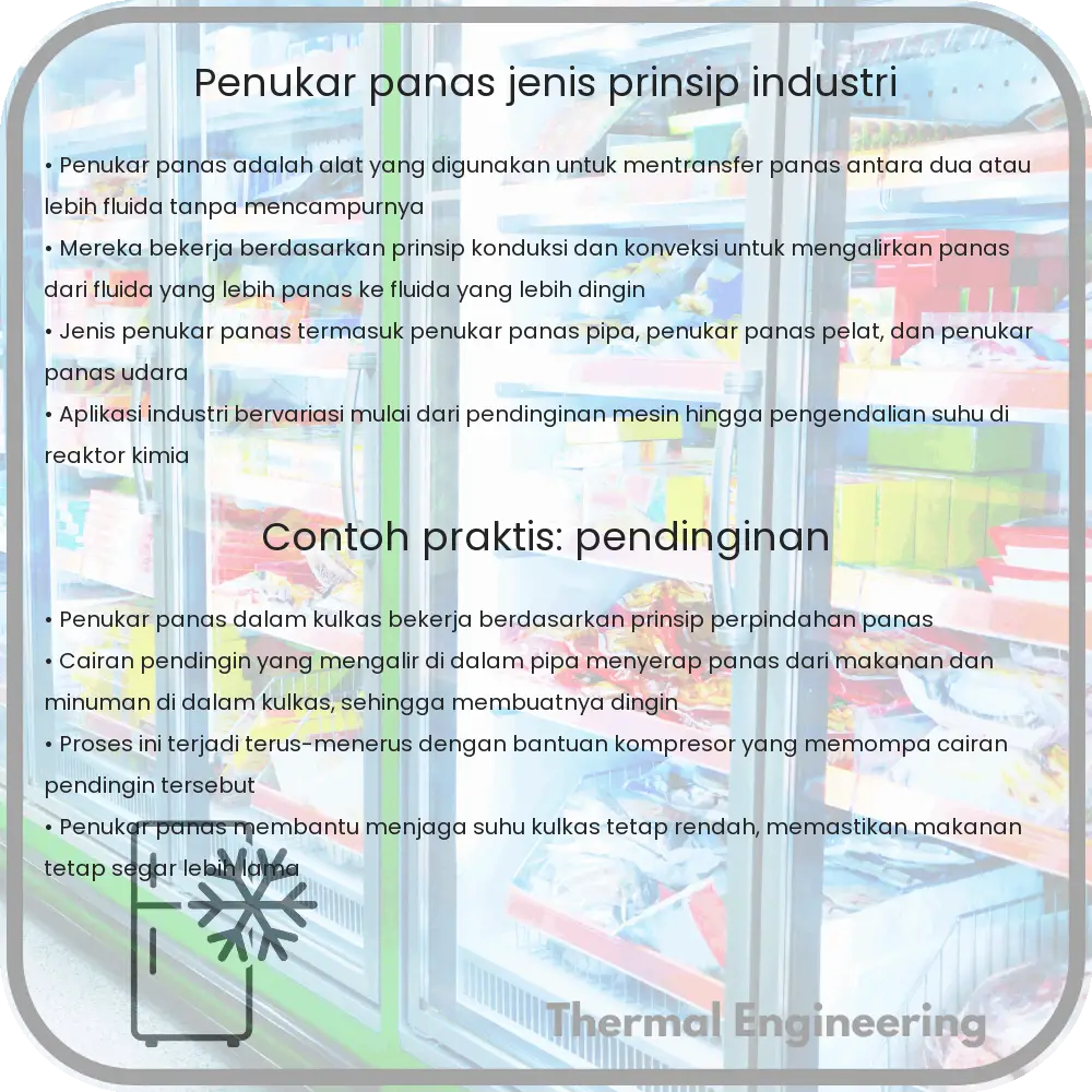Penukar Panas | Jenis & Prinsip Industri