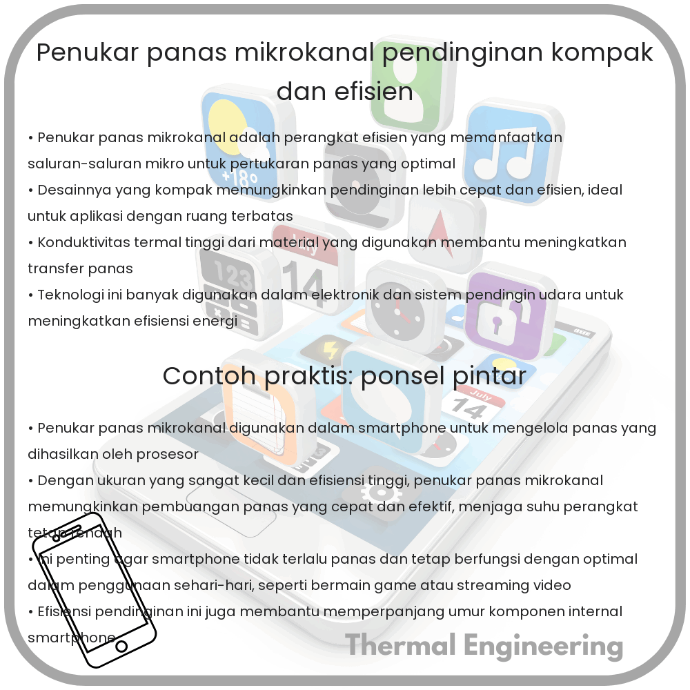 Penukar Panas Mikrokanal | Pendinginan Kompak dan Efisien