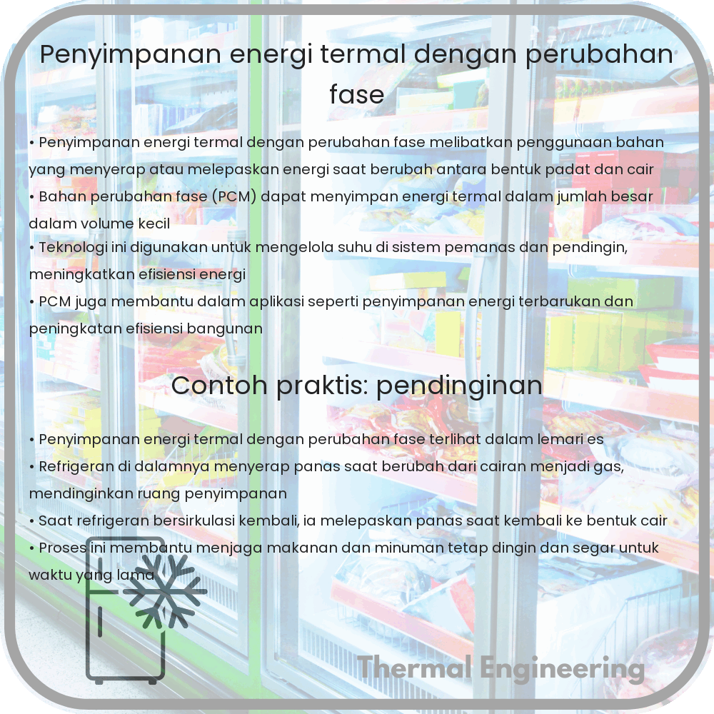 Penyimpanan Energi Termal dengan Perubahan Fase