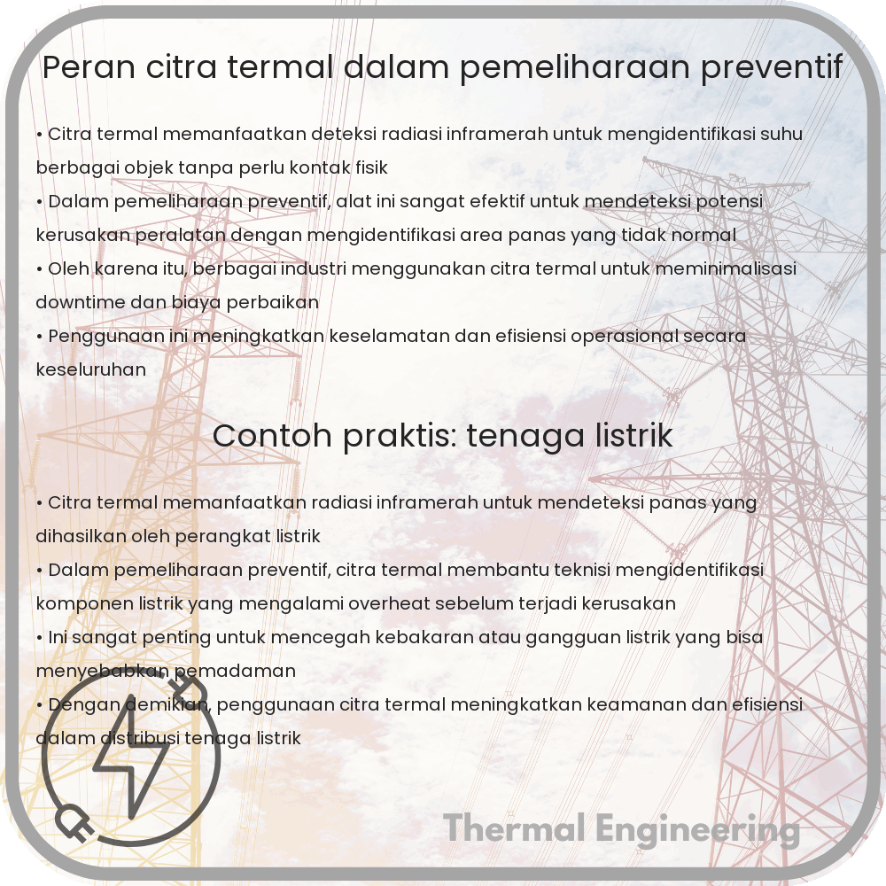 Peran Citra Termal dalam Pemeliharaan Preventif