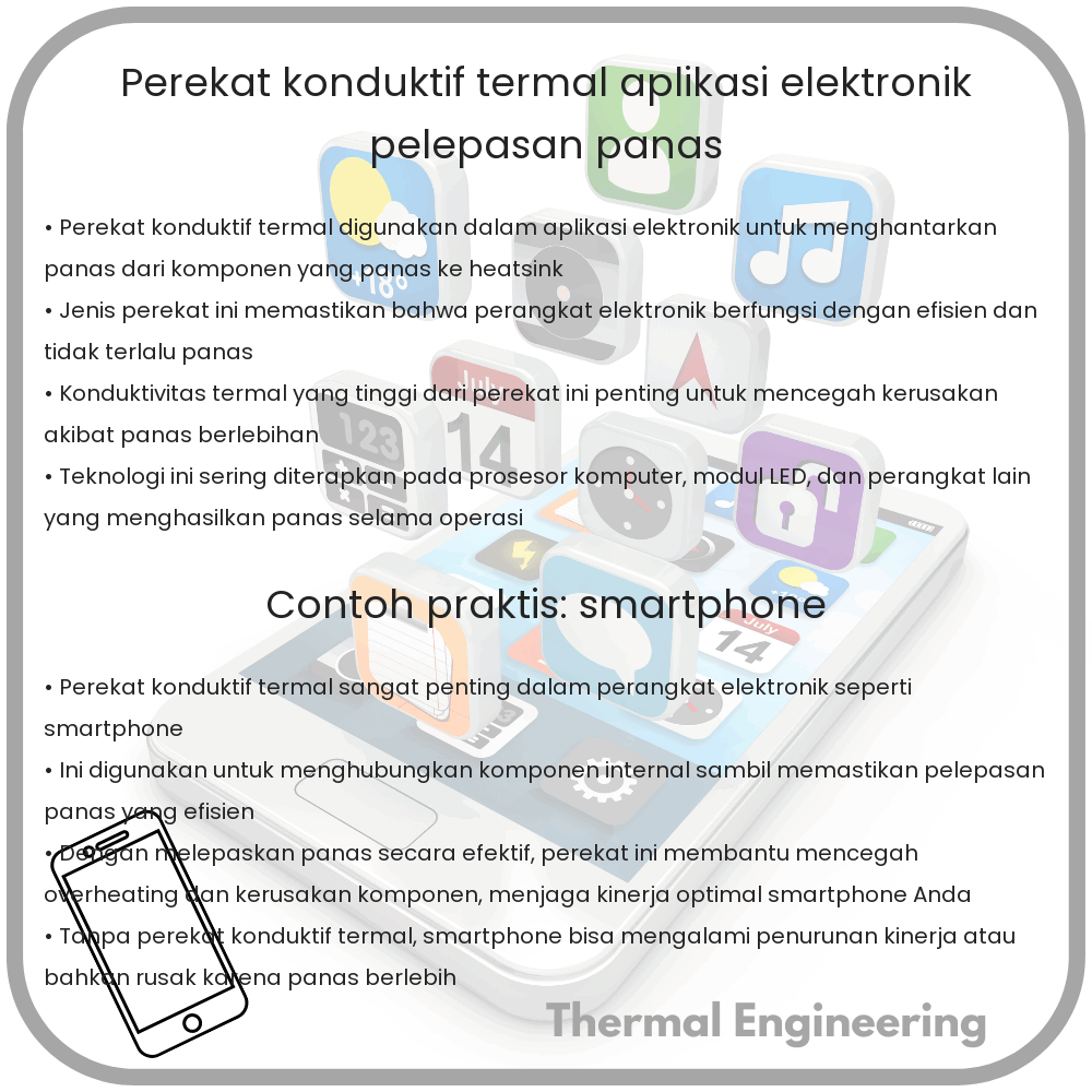 Perekat Konduktif Termal | Aplikasi Elektronik, Pelepasan Panas