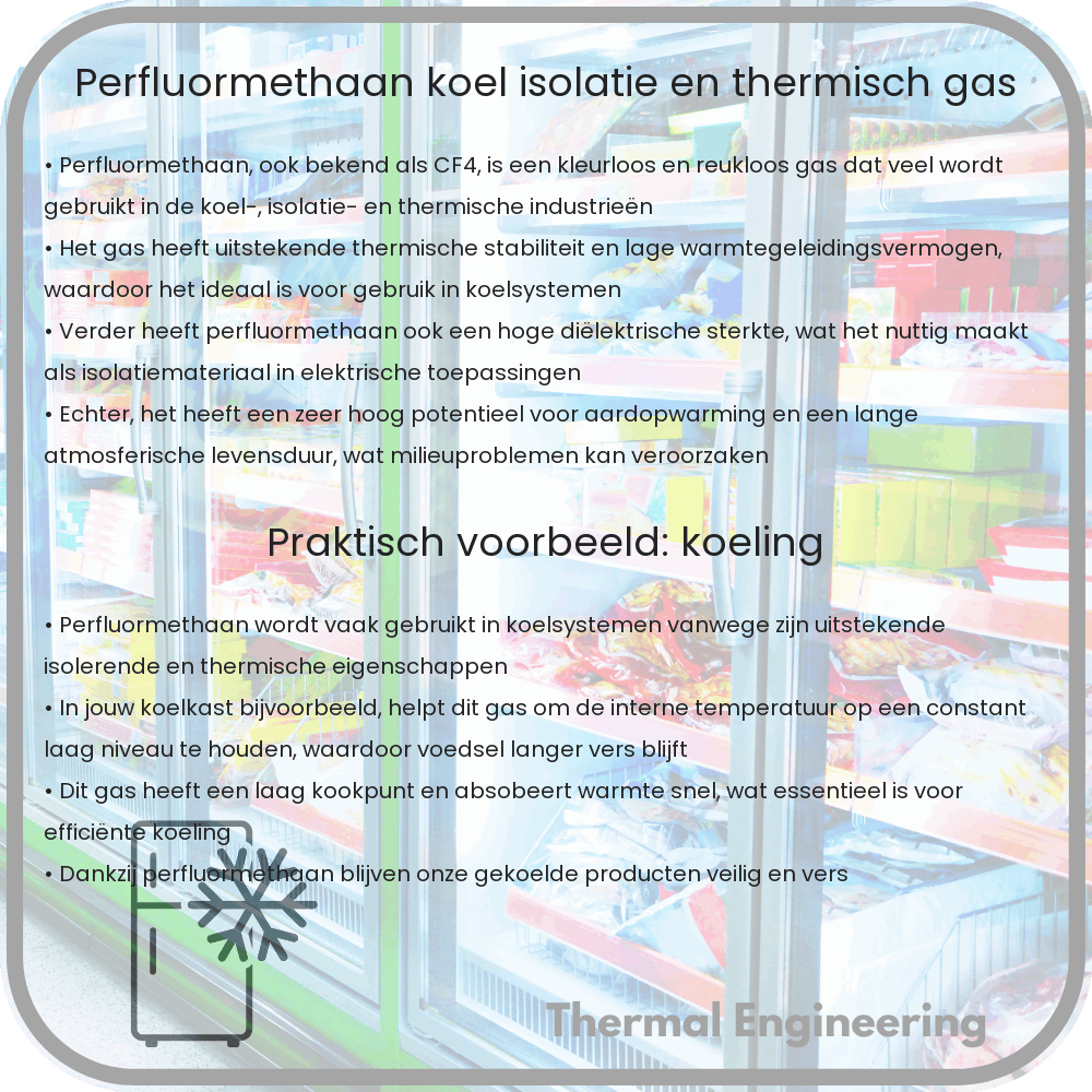 Perfluormethaan | Koel-, Isolatie- en Thermisch Gas