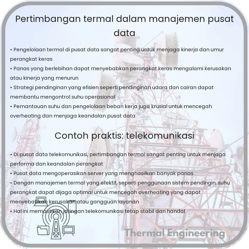 Pertimbangan Termal dalam Manajemen Pusat Data