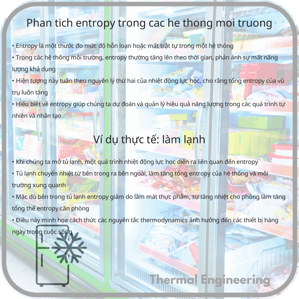 Phân tích entropy trong các hệ thống môi trường