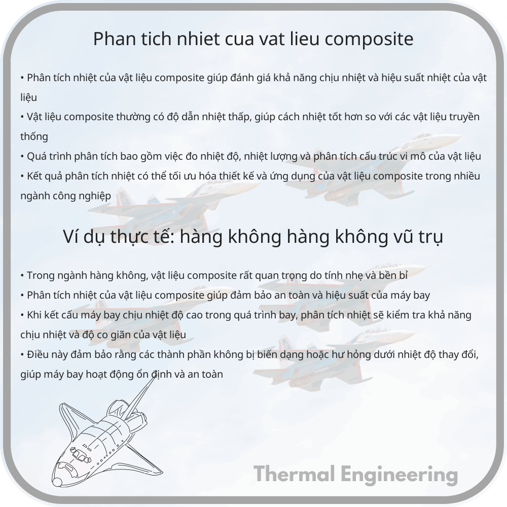 Phân tích nhiệt của vật liệu composite