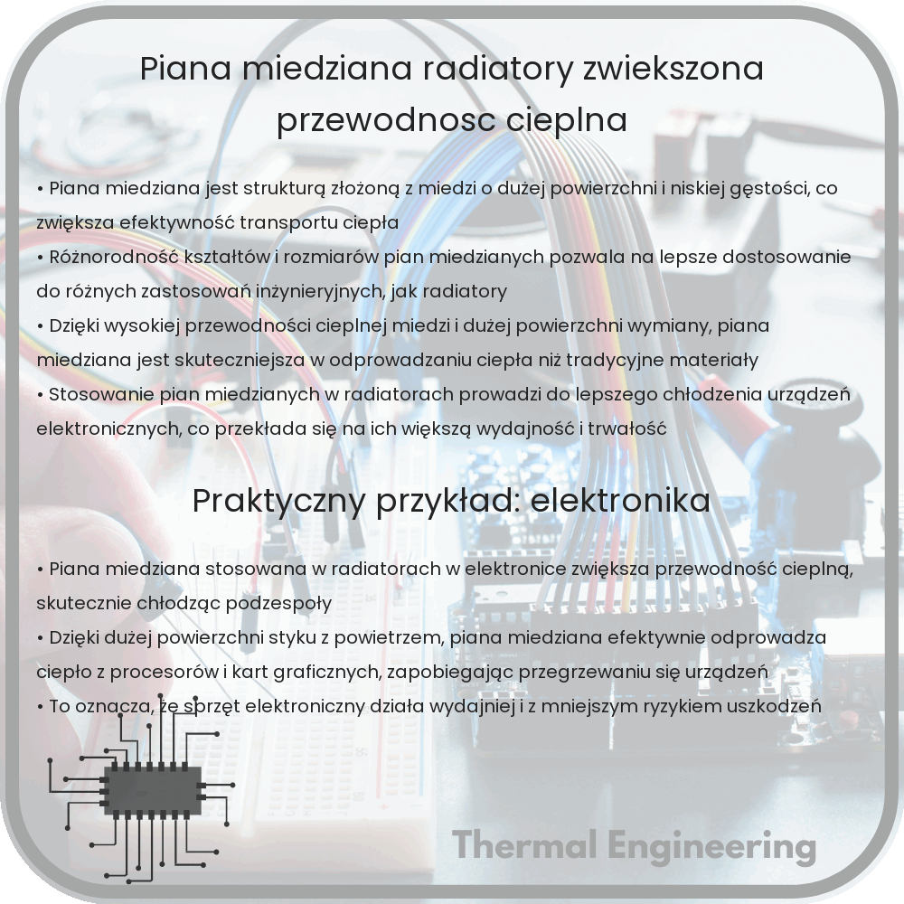 Piana Miedziana | Radiatory, Zwiększona Przewodność Cieplna