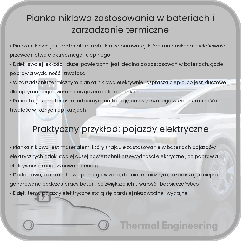 Pianka Niklowa | Zastosowania w Bateriach i Zarządzanie Termiczne