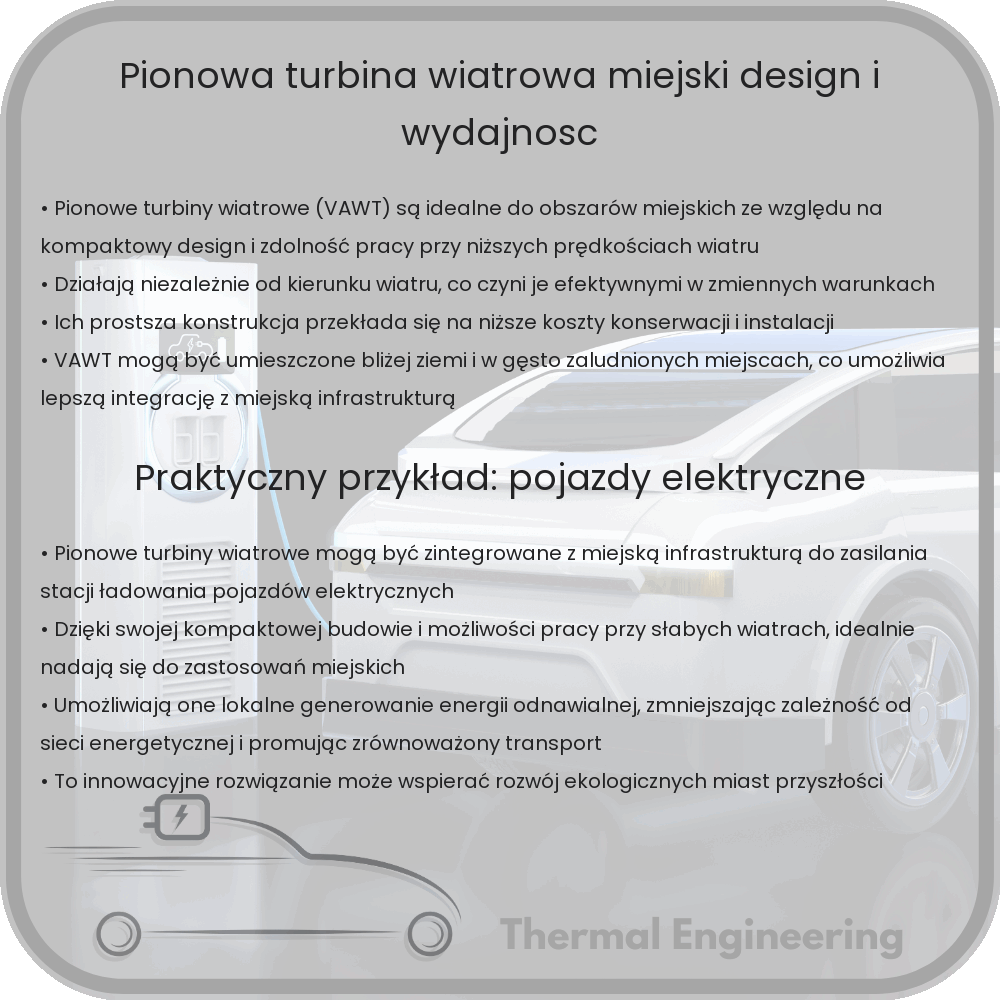 Pionowa Turbina Wiatrowa | Miejski Design i Wydajność