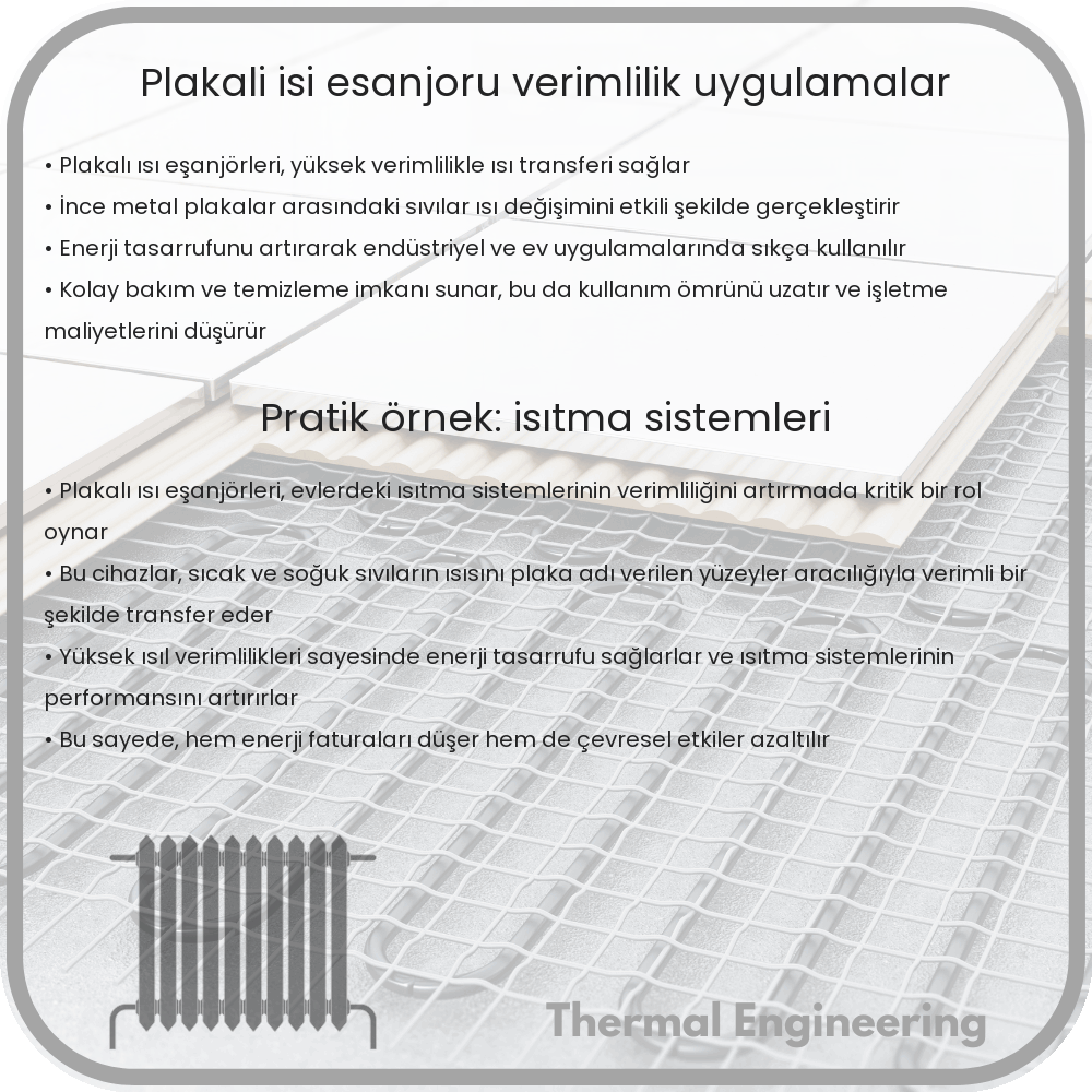 Plakalı Isı Eşanjörü | Verimlilik & Uygulamalar