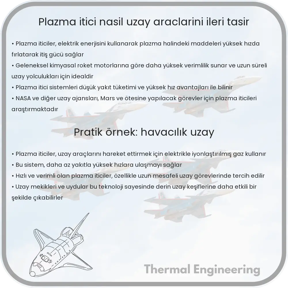 Plazma İtici Nasıl Uzay Araçlarını İleri Taşır
