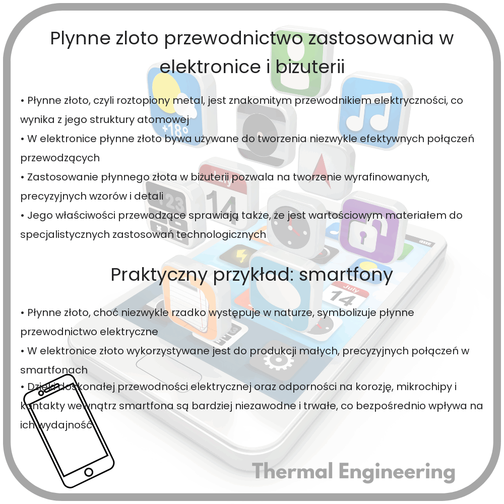 Płynne Złoto | Przewodnictwo, Zastosowania w Elektronice i Biżuterii