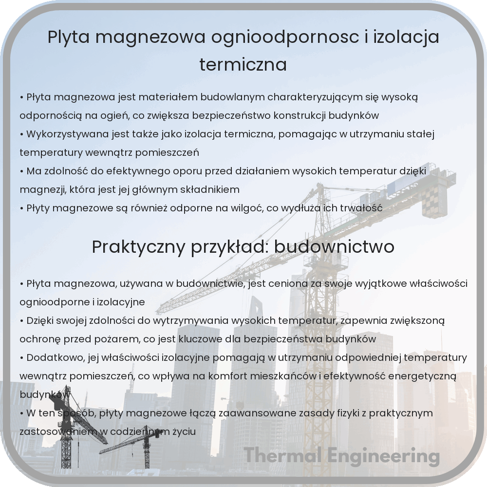 Płyta Magnezowa | Ognioodporność i Izolacja Termiczna