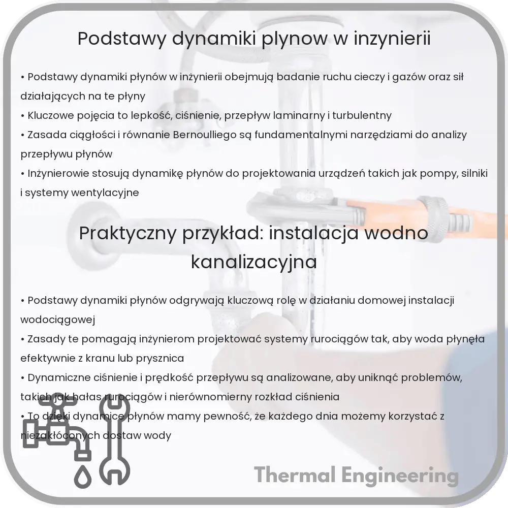 Podstawy dynamiki płynów w inżynierii