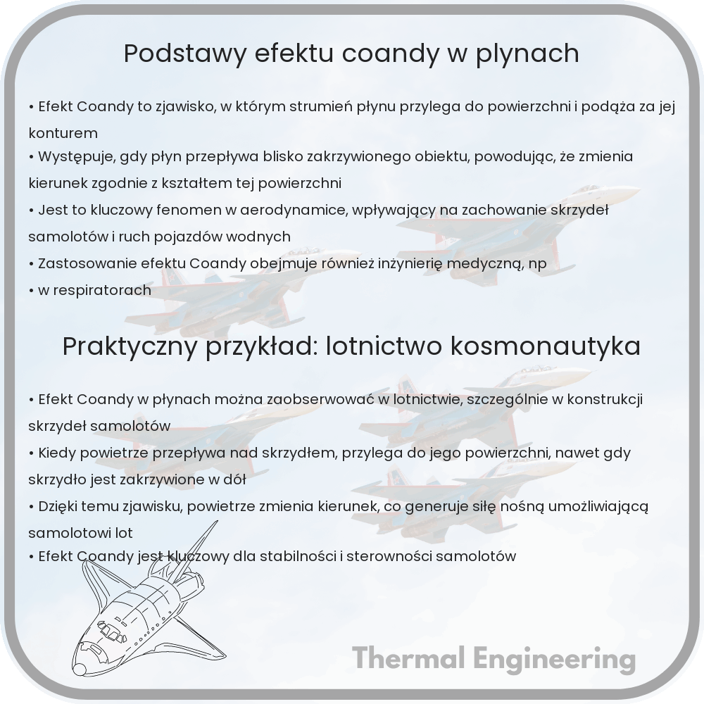 Podstawy efektu Coandy w płynach